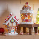 7.75" LED Gingerbread House Table Decor