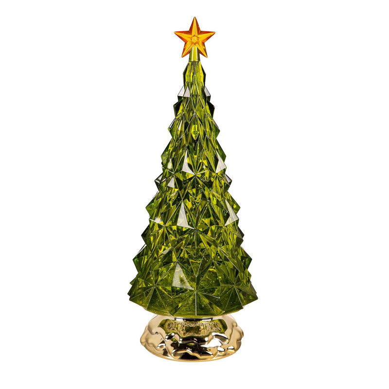 11.5" LED Color Changing Tree with Star Water Lantern