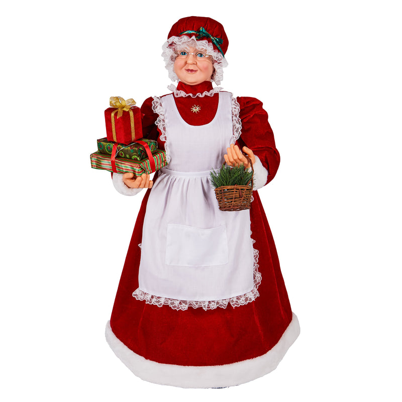 36" LED Dancing Mrs. Claus with Music,8tal247