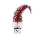 LED Bottlebrush Christmas Character Table Decor Set,8tal263