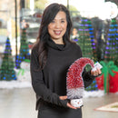 LED Bottlebrush Christmas Character Table Decor Set,8tal263