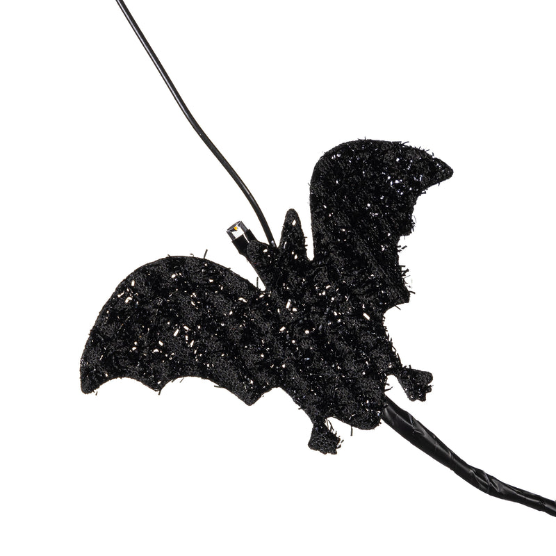 Bat and Spider Tree LED Table Decor, 20"H