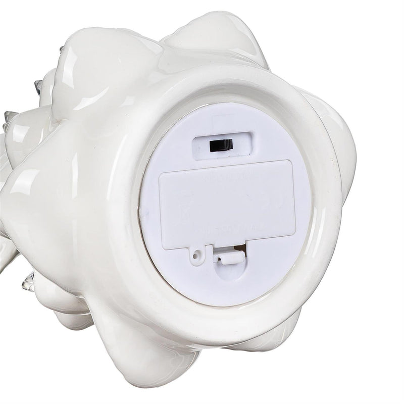 Nativity LED Table Decor Ceramic Angel Tree, 7.25"H