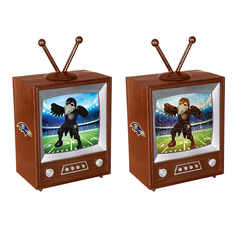 Baltimore Ravens Vintage TV Water Lantern