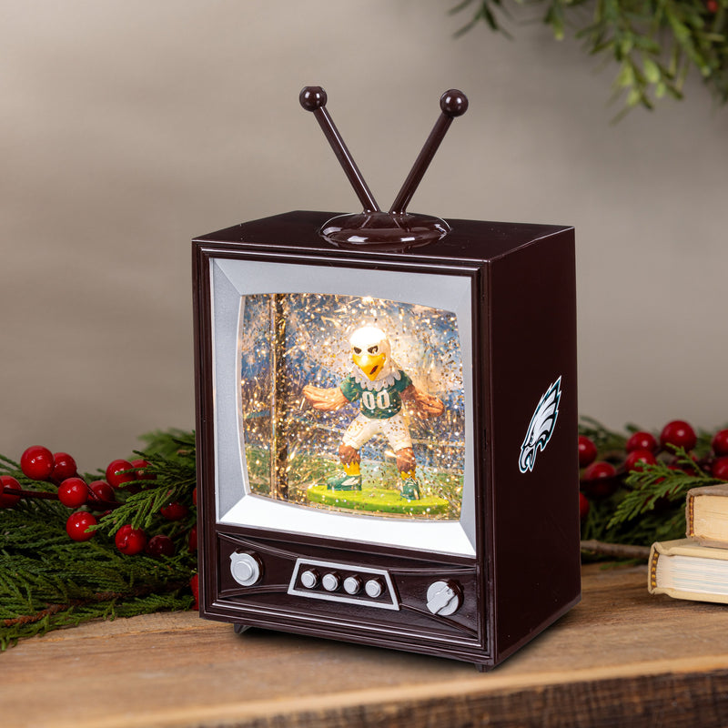 Philadelphia Eagles Vintage TV Water Lantern