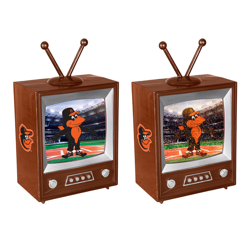 Baltimore Orioles Vintage TV Water Lantern