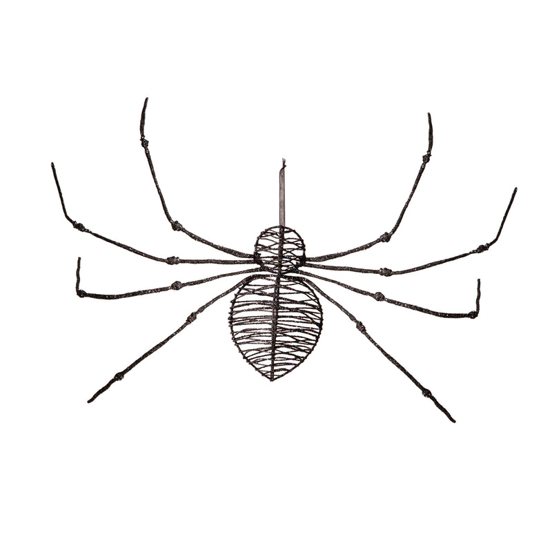 Metal Standing Spider Tabletop Decor Set,8tam458