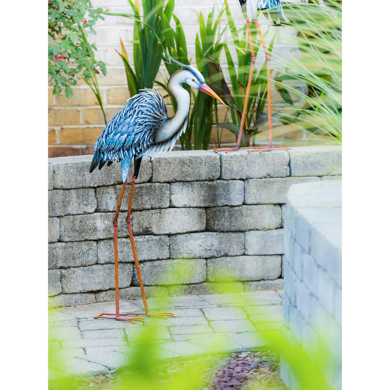 Metal Grey Heron,8tam4821