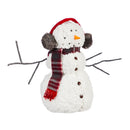 Fabric Snowman with Earmuffs and Scarf