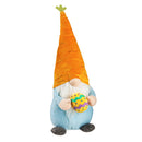 Bunny Blooms Table Decor Fabric Easter Gnome with Carrot Hat