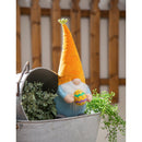 Bunny Blooms Table Decor Fabric Easter Gnome with Carrot Hat