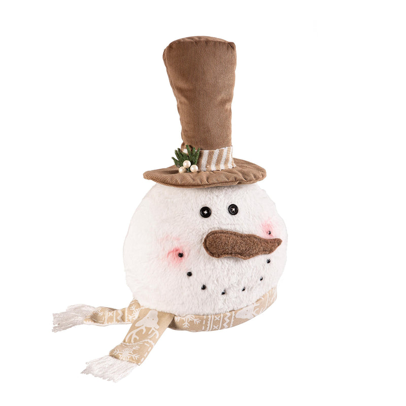 Fabric Christmas Character Face Table Décor,8tan474