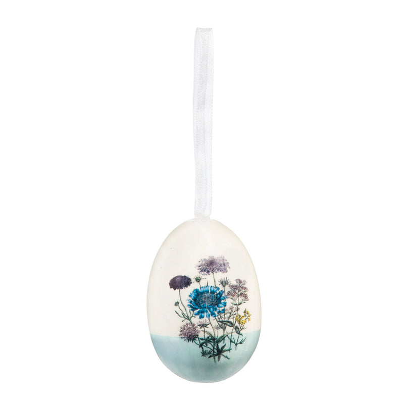 Floral Egg ornaments, Set of 6,8tap038