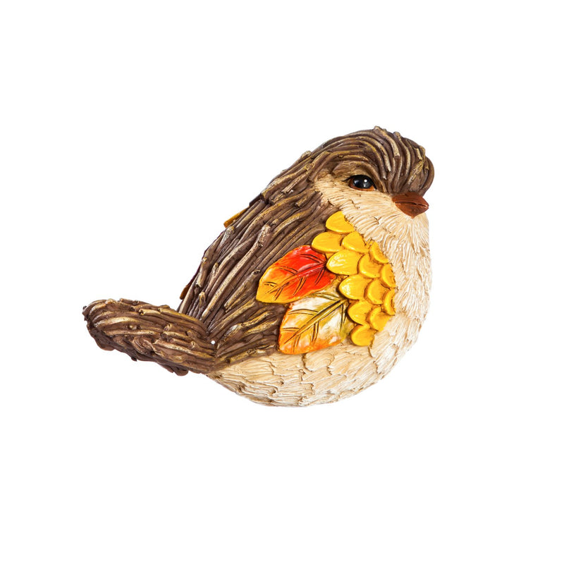 Resin Harvest Bird Tabletop Décor, 2 Asst,8tar435