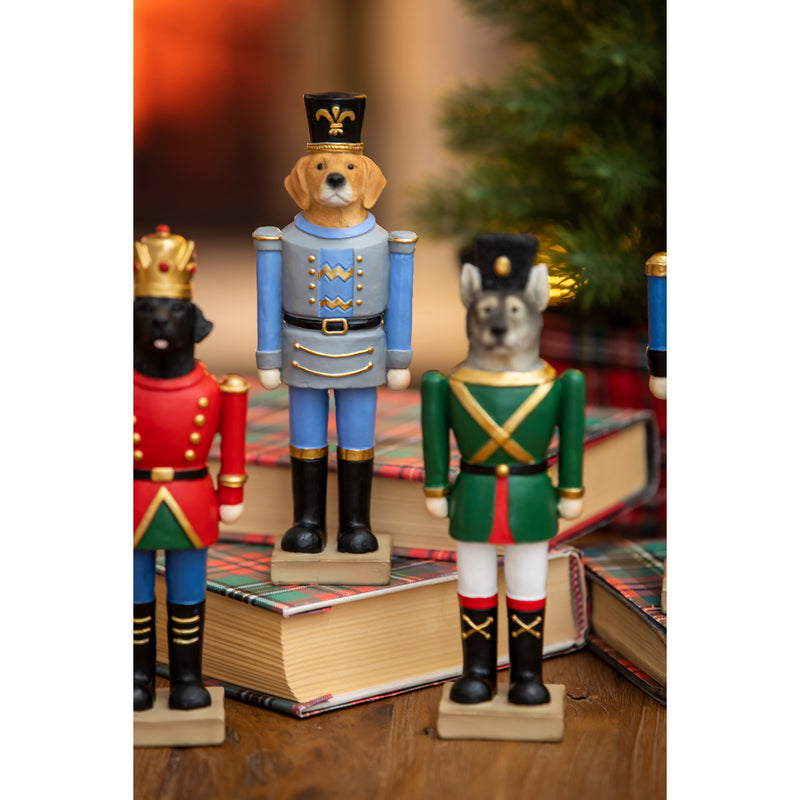 Resin Dog Nutcracker Table Décor, 5 Asst