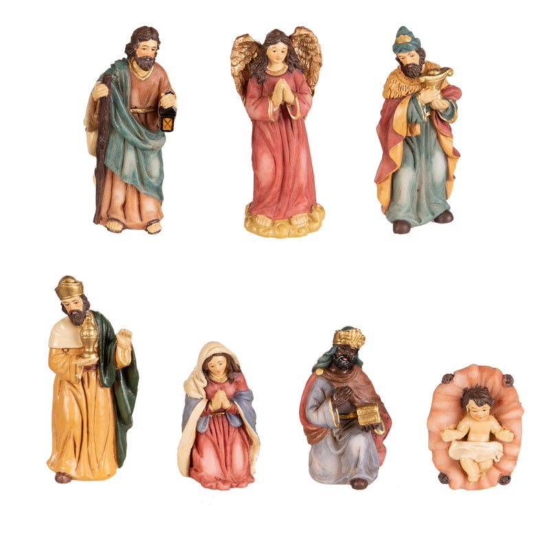 Resin Nativity Table Décor Set,8tar664