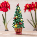 13.5" Resin Tree with Cardinals Table Decor,8tar682