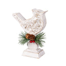 Resin Embossed Bird with Artificial Table Decor Set,8tar686