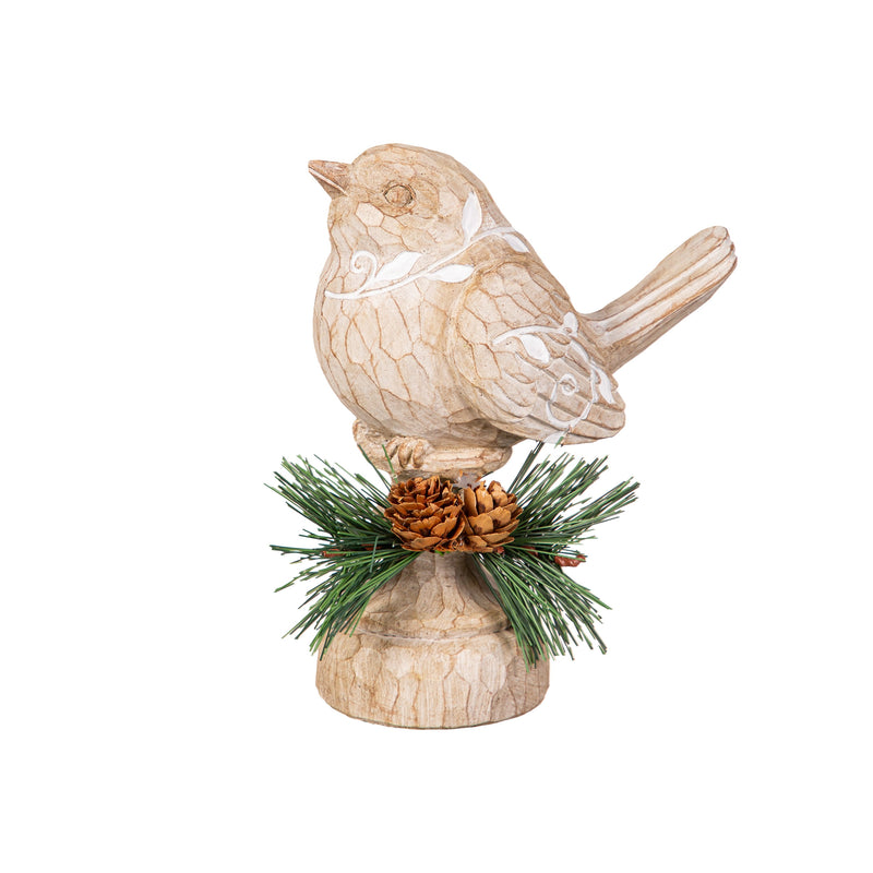 Resin Bird with Artificial Table Décor Set,8tar717