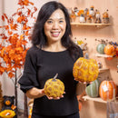 Sunflower Pumpkin Resin Table Decor Set