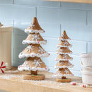 Baking Spirits Bright Table Décor Gingerbread Tree Resin Set