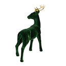 Shades of Green Table Décor Deer Flocked Resin, Asst, 11"H