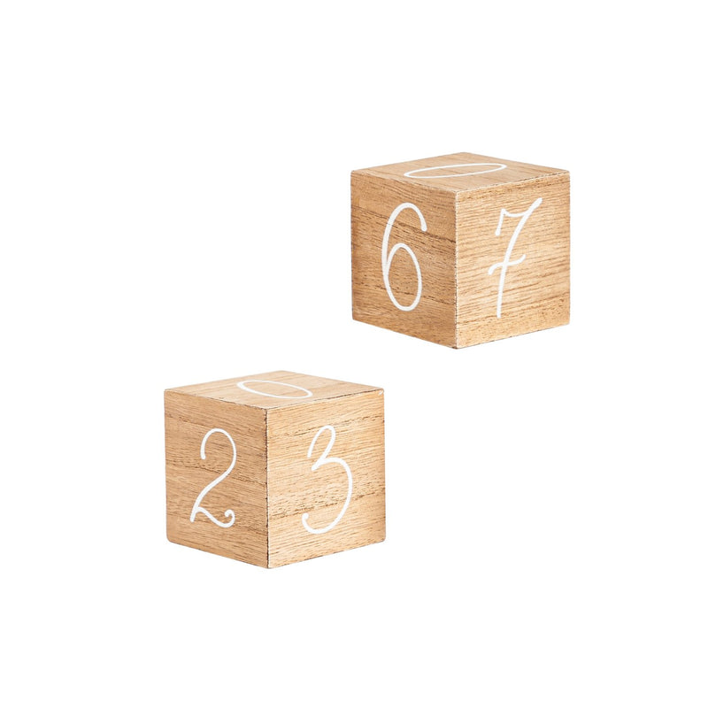 Wood "Days until hitched" Countdown Table Décor,8taw386