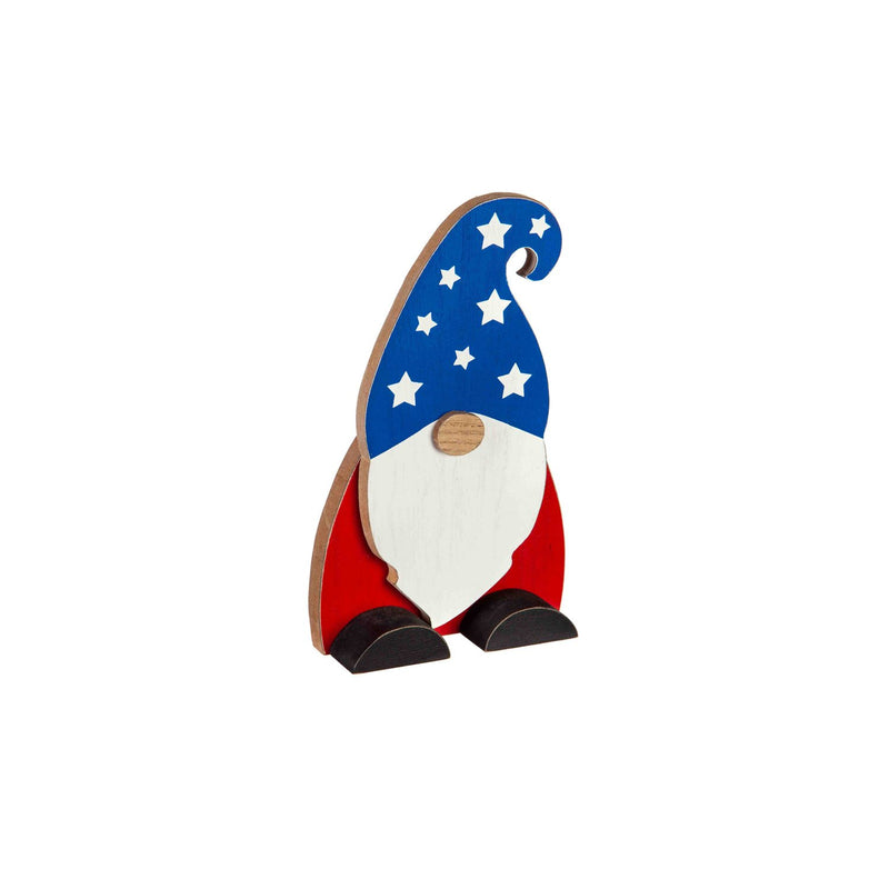 Wood Patriotic Gnome Table Décor, 2 Asst,8taw388