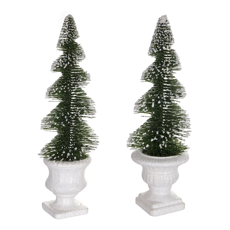 Spiral Bottlebrush Tree Table Decor Set,8tax101