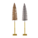 30" Bottle Brush Tree with Glitter,8tax106