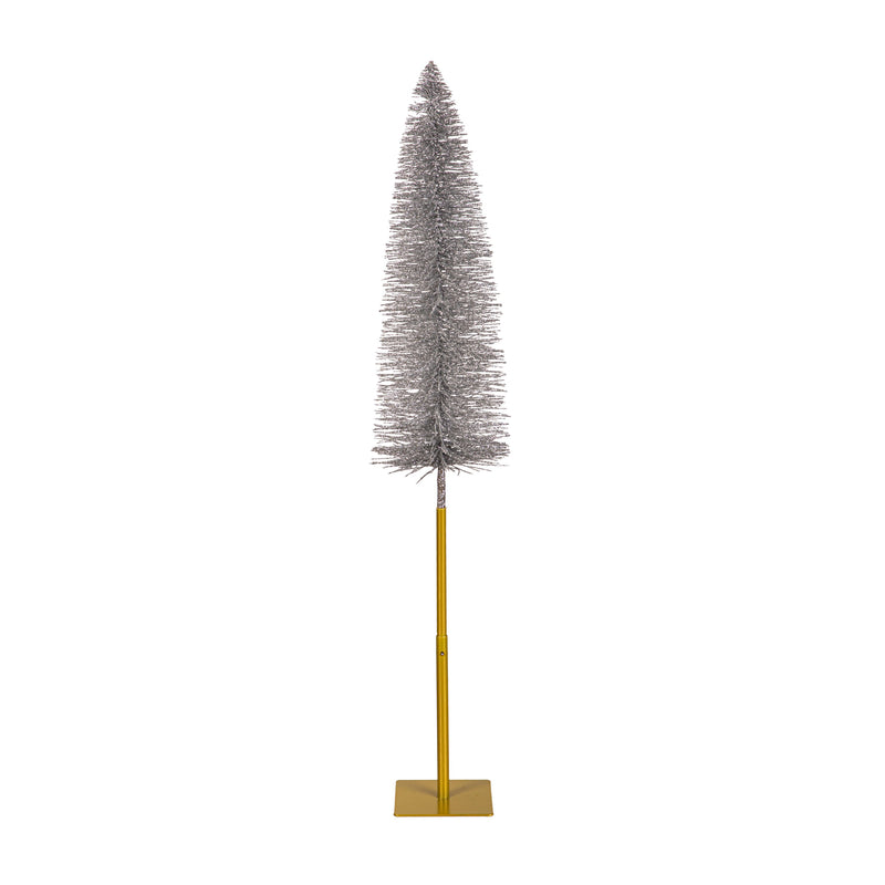 30" Bottle Brush Tree with Glitter,8tax106