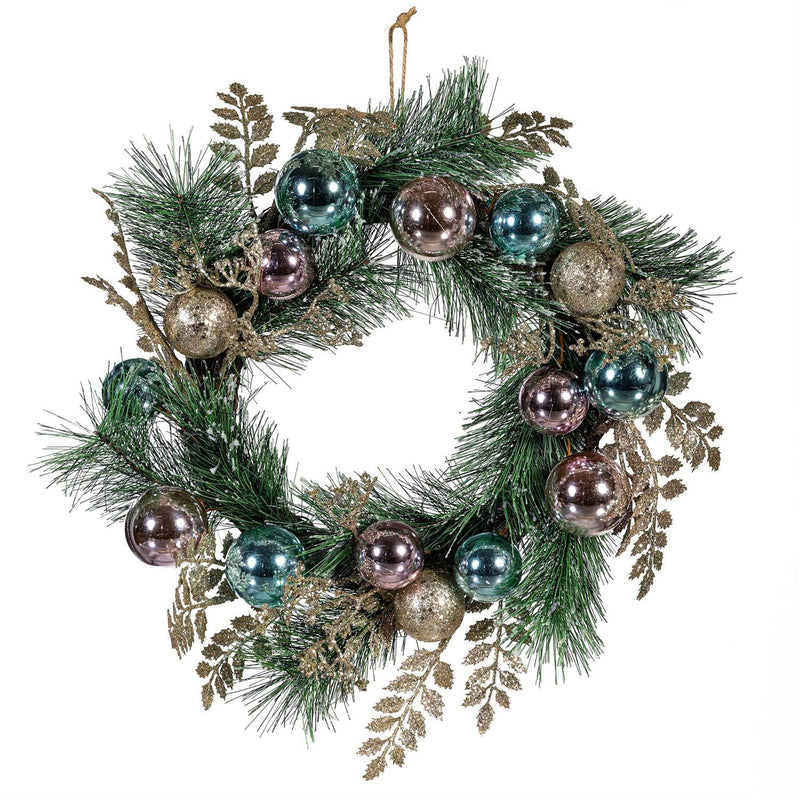 Season to Sparkle Wreath Artificial with Ornaments, 24"H