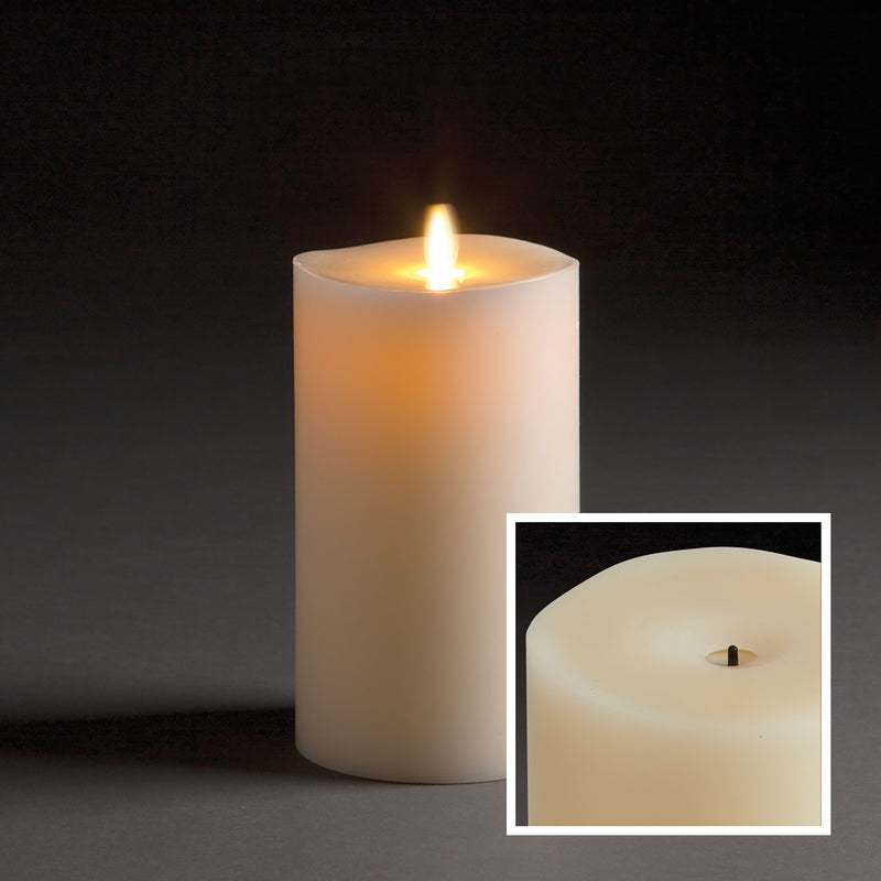 NAPA Home & Garden, LIGHTLI WICK-TO-FLAME PILLAR 4" x 7",992763