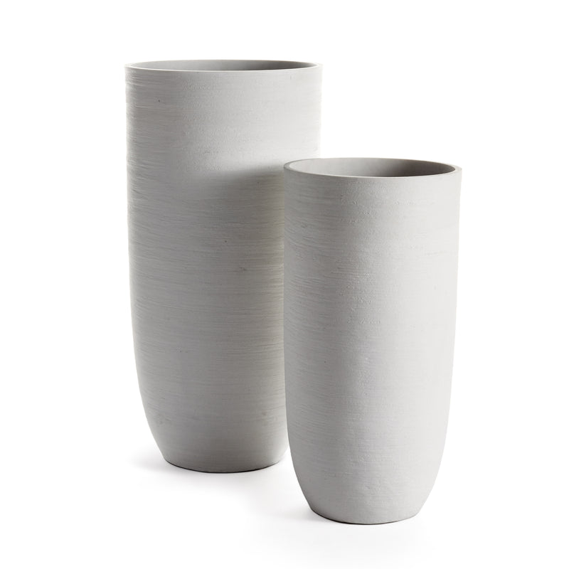 NAPA Home & Garden, FIBRESTONE MALIBU TALL POTS, SET OF 2,AC208