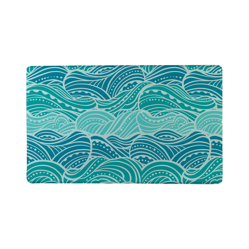 Blue Coastal Make Waves Anti-Fatigue Mat 30"x18"