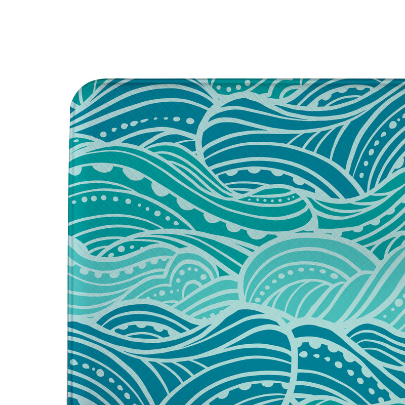 Blue Coastal Make Waves Anti-Fatigue Mat 30"x18"