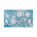 Blue Coastal Shells Anti-Fatigue Mat, Sea Illustration, 30"x18"