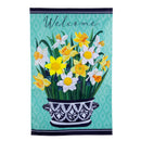Delft Daffodil Applique House Flag