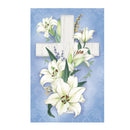 Cross Of Lilies Applique Garden Flag