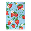 Sweet Strawberries Burlap Garden Flag