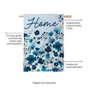 VivaStyle Gilded Meadow Burlap House Flag