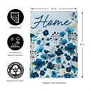 VivaStyle Gilded Meadow Burlap House Flag