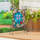 Sunday Morning Burlap Garden Flag