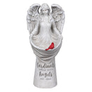 Memorial Bird Feeder, Resin Cardinal Angel, 16.5"H
