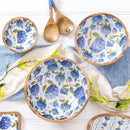 VivaStyle Bowl, Wood Bowl Set, Hydrangea, Set of 3