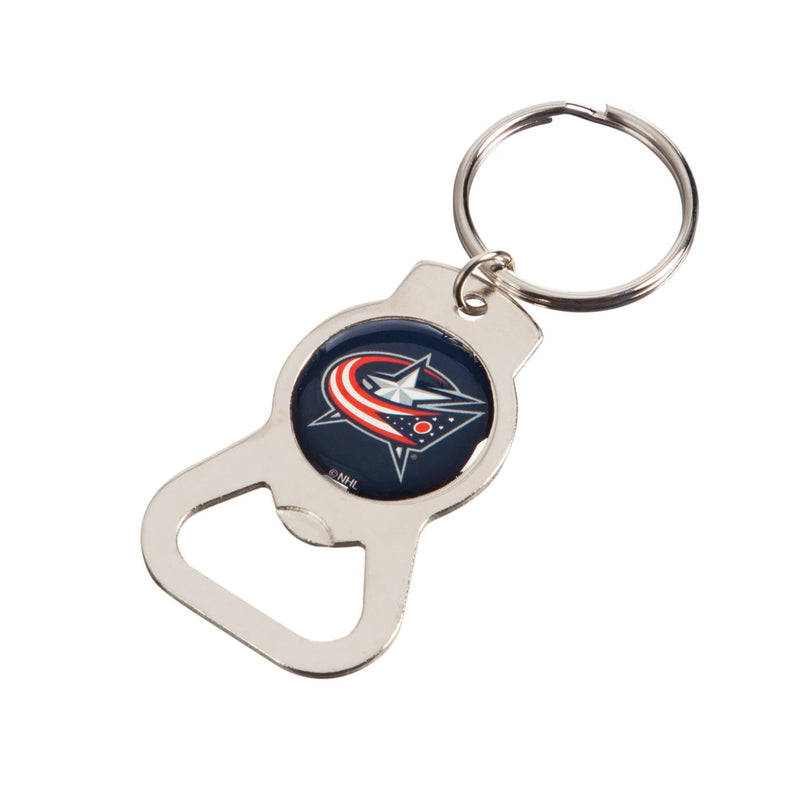 Evergreen Gifts,Bottle Opener Key Ring, Columbus Blue Jackets,4.75x0.25x2.25 Inches