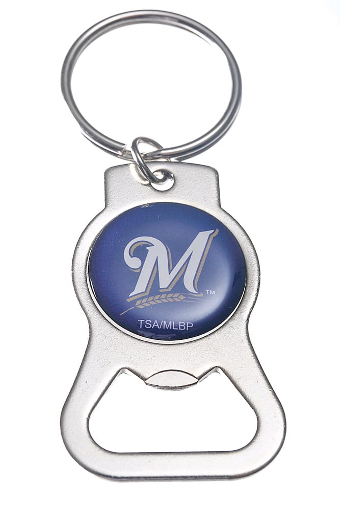 Bottle Opener Key Ring - Milwaukee Brewers,c307716