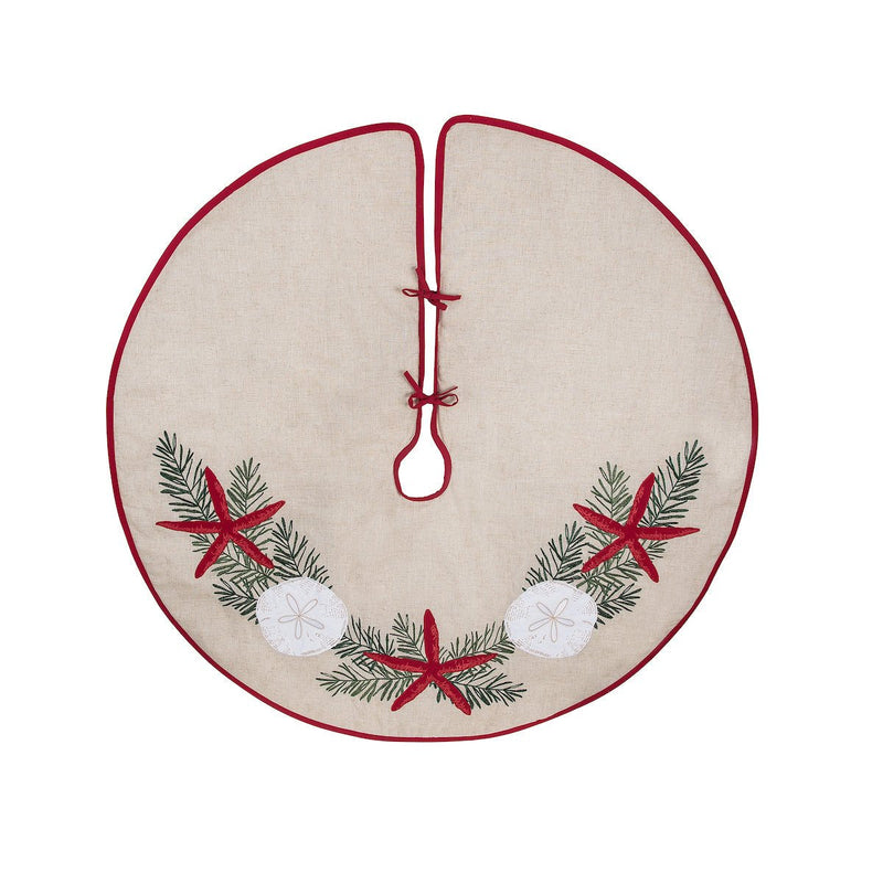 Seaside Greeting Tree Skirt