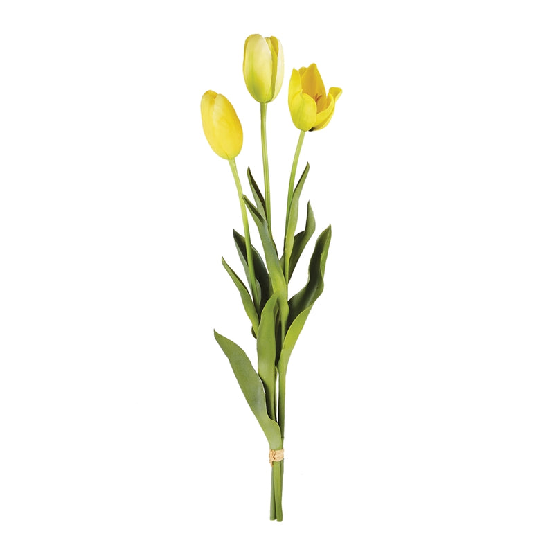 Napa Home Garden, FRENCH TULIPS 24" BUNDLE/3 YELLOW,cc316yl