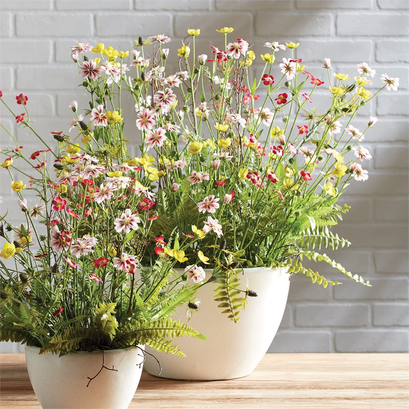 Napa Home Garden, WILDFLOWER ARRANGEMENT IN POT 24",cc424